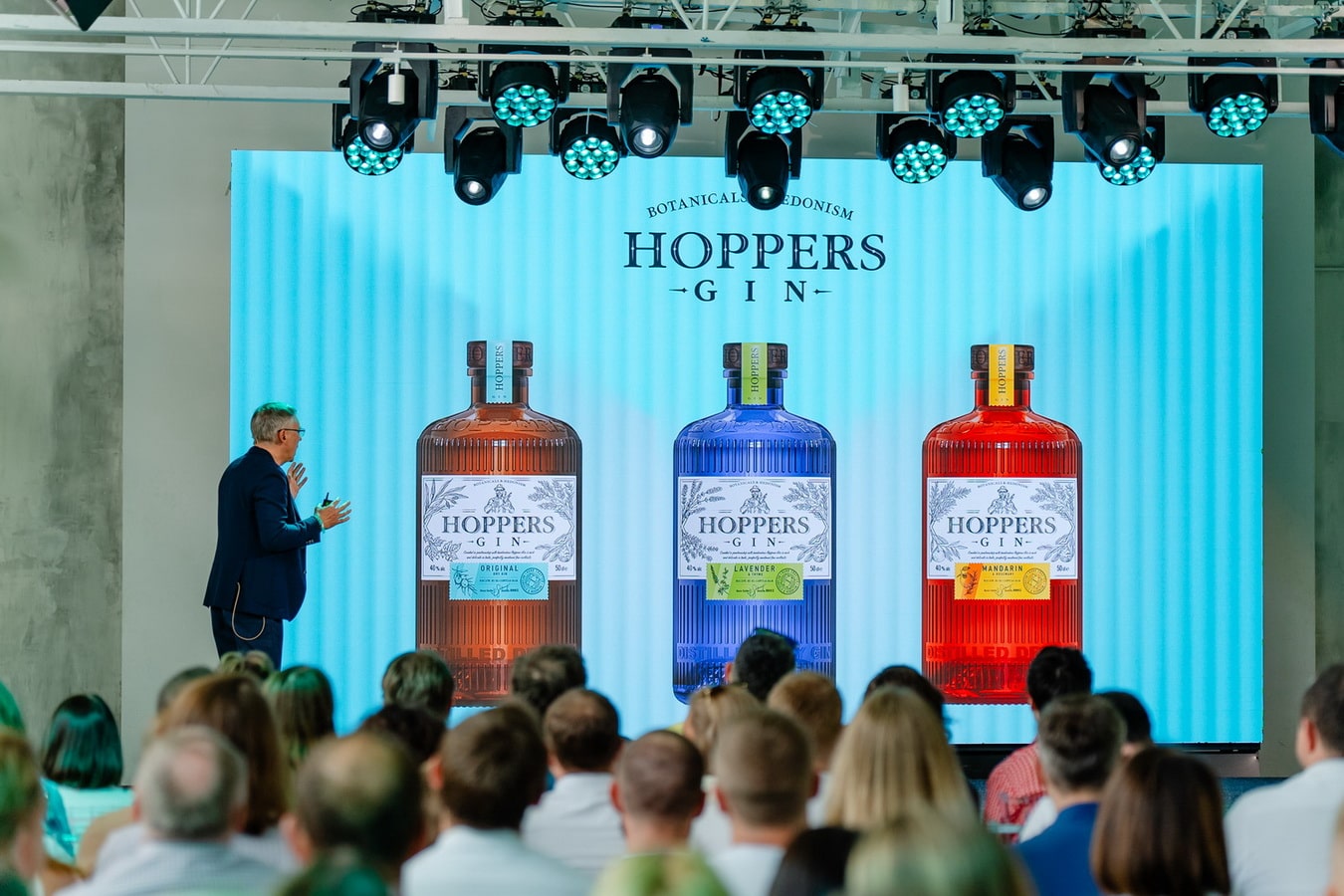 Выездной бар на презентации джина «Hoppers Gin»